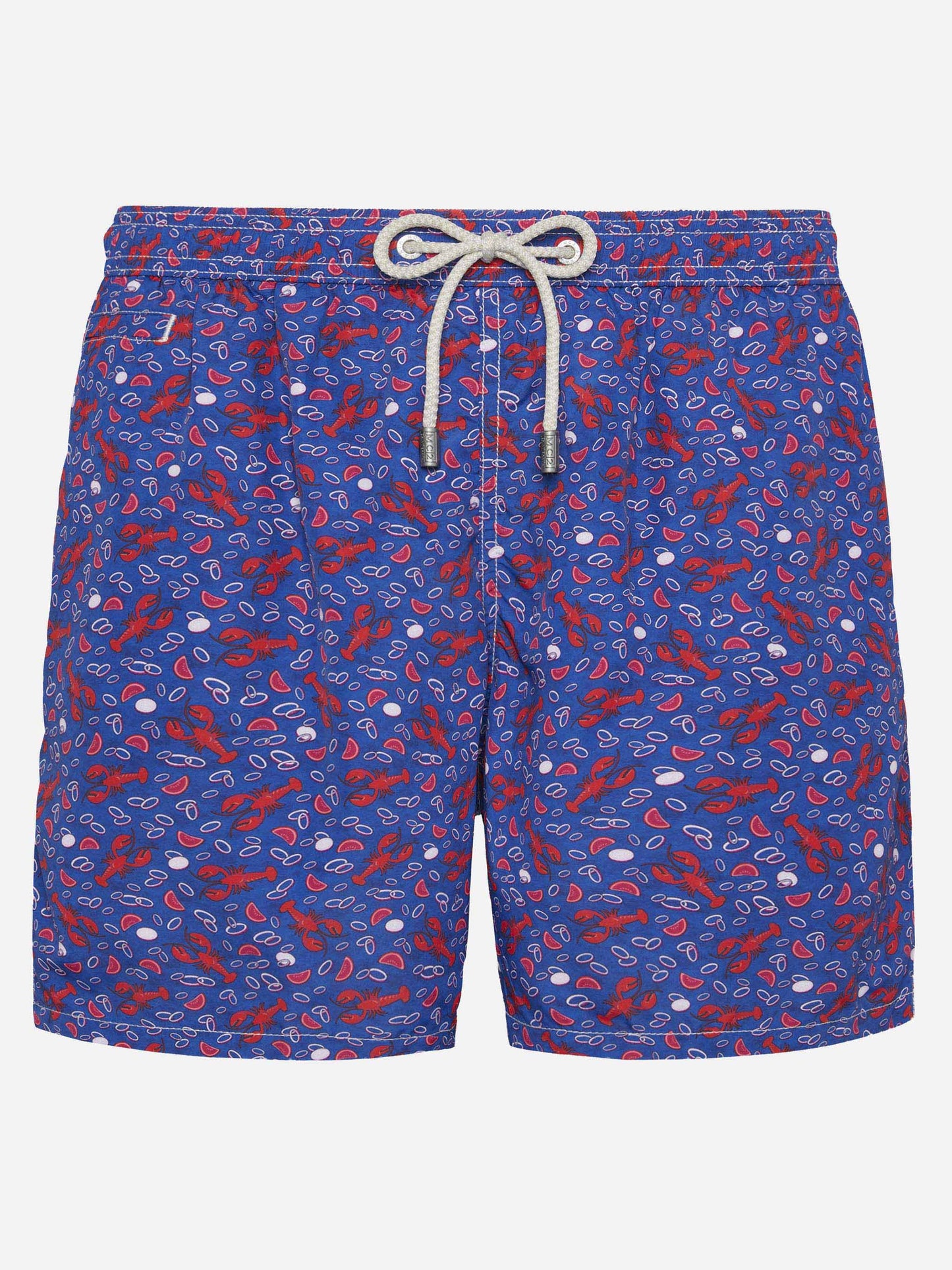 Short de bain en tissu léger Lighting avec imprimé homard 