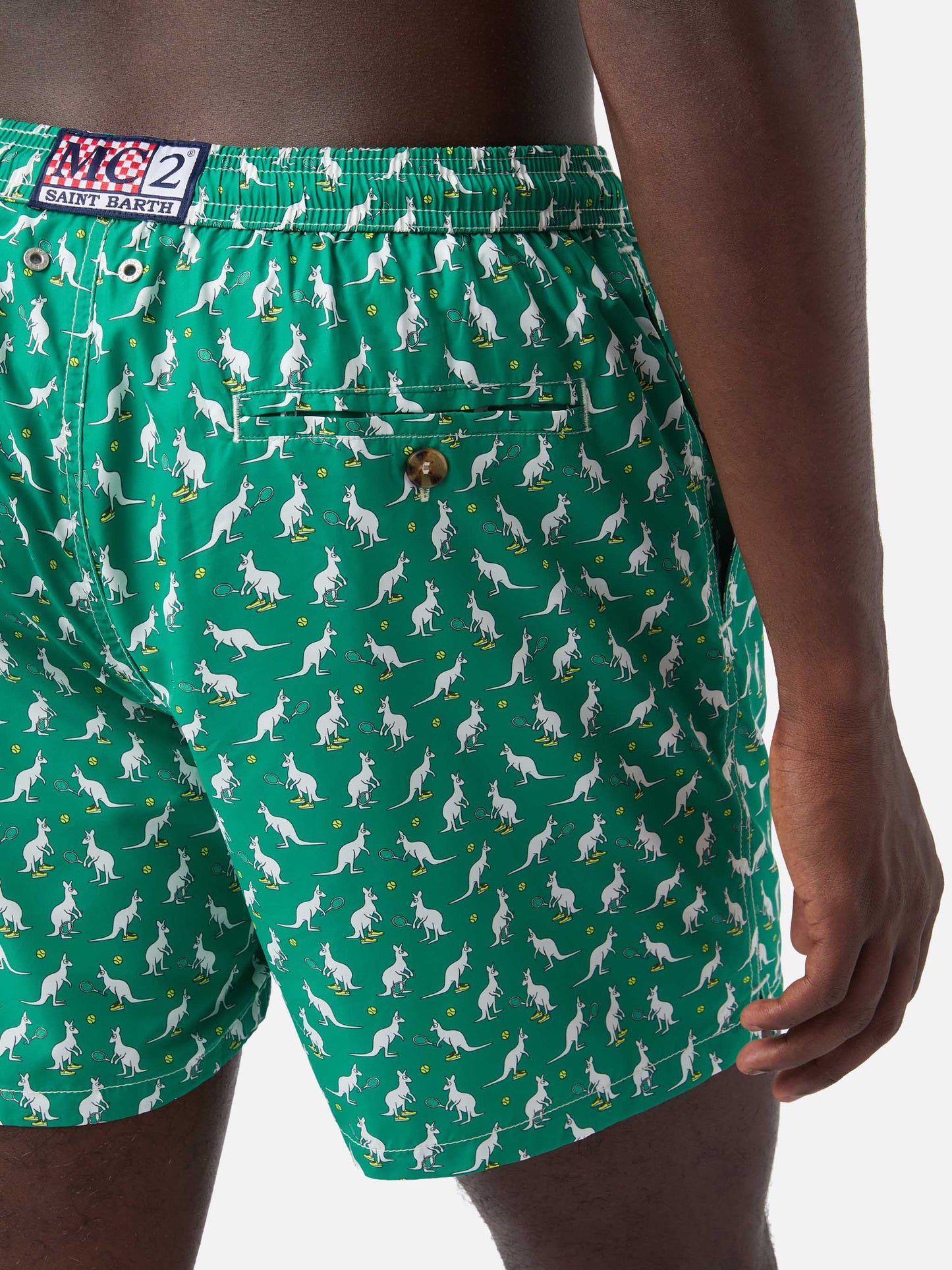 Herren-Badeshorts aus leichtem Stoff Lighting Micro Fantasy mit Känguru-Print | AUSTRALIAN BRAND SPECIAL EDITION