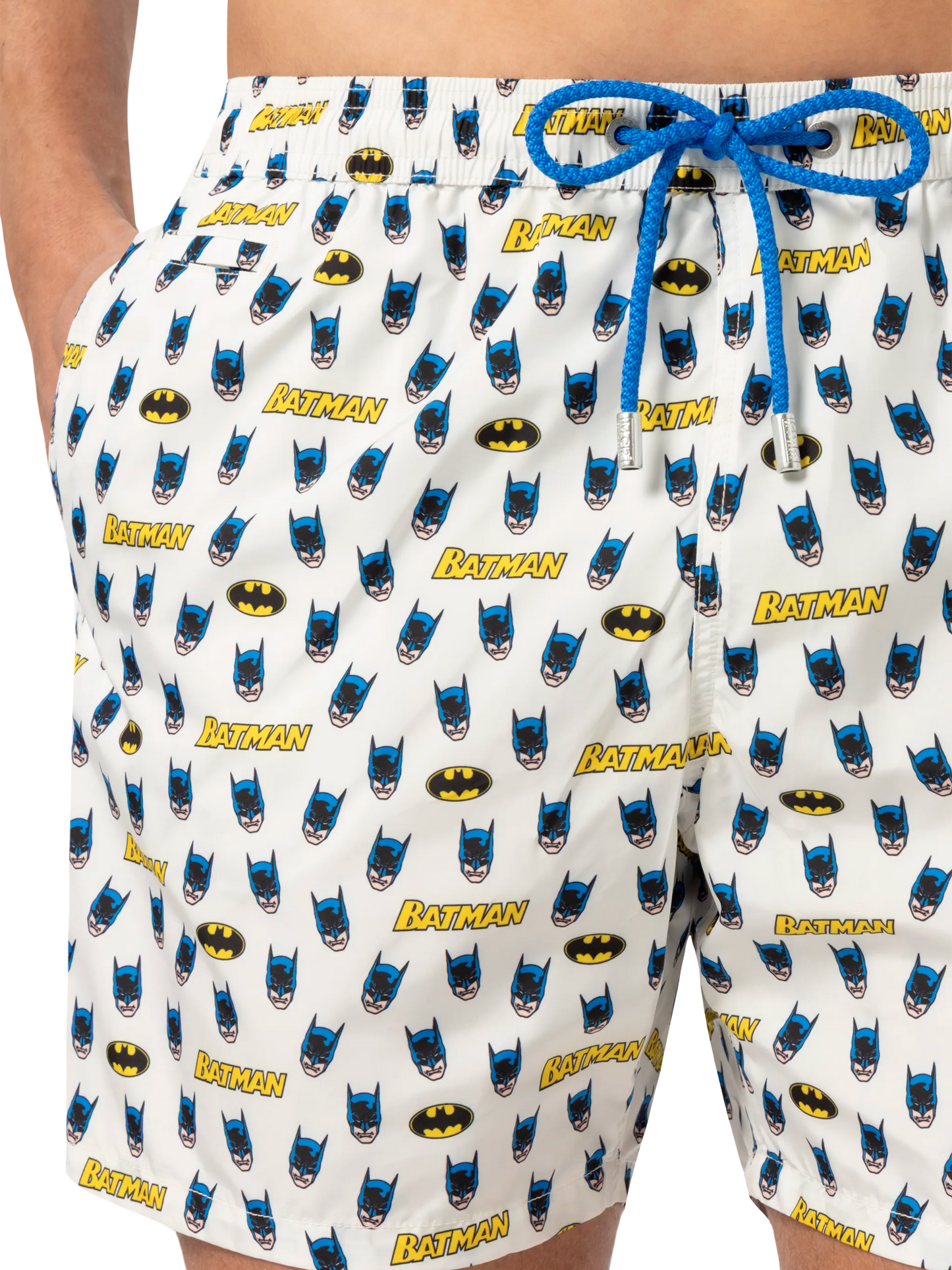 Lightweight fabric swim shorts Lighting with Batman print | BATMAN® SPECIAL EDITION