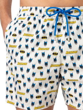 Lightweight fabric swim shorts Lighting with Batman print | BATMAN® SPECIAL EDITION