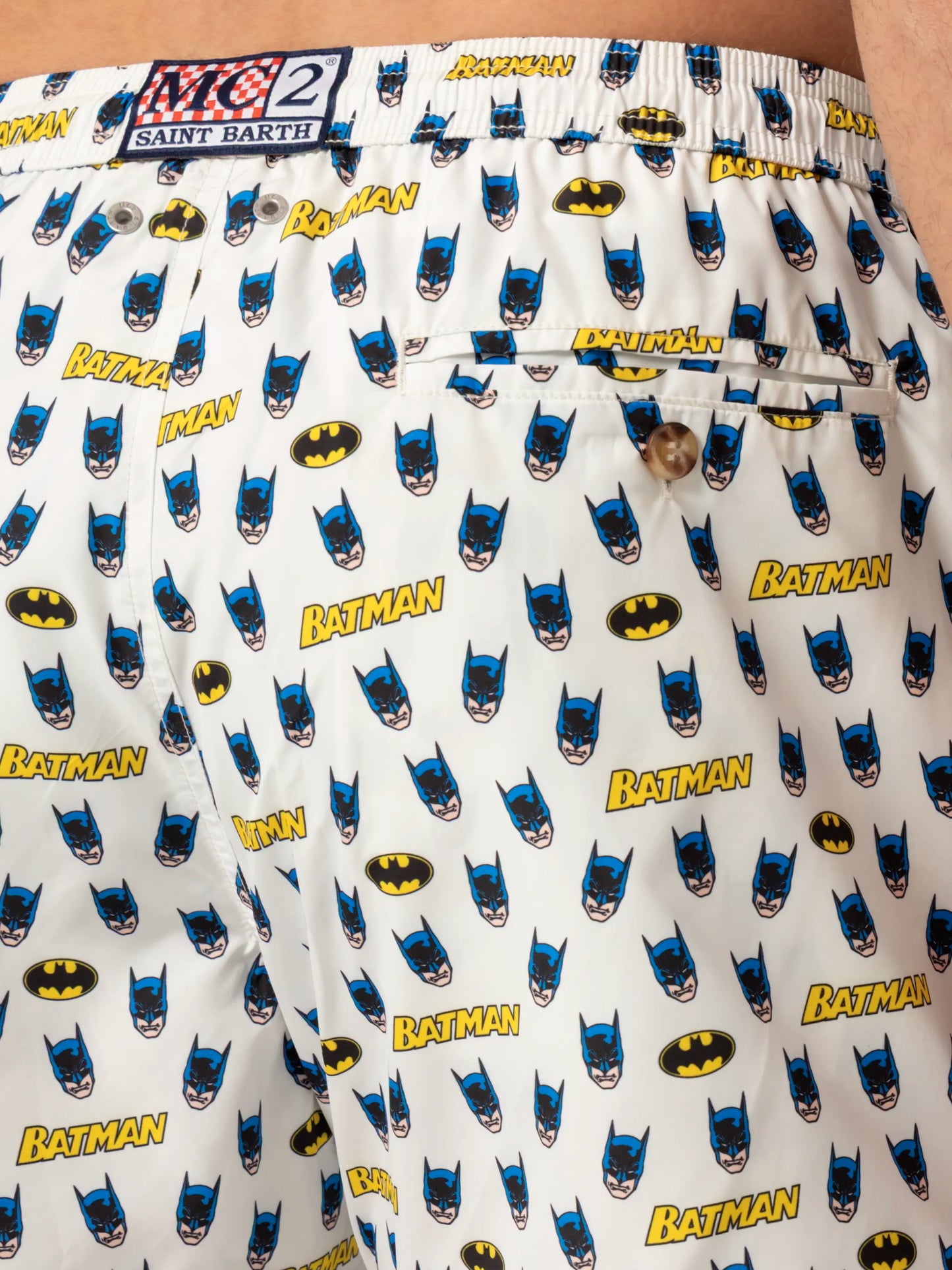 Lightweight fabric swim shorts Lighting with Batman print | BATMAN® SPECIAL EDITION