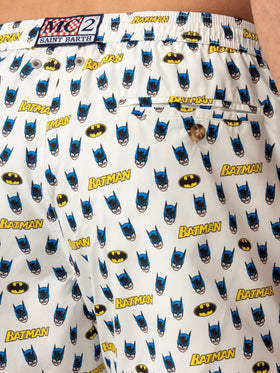 Lightweight fabric swim shorts Lighting with Batman print | BATMAN® SPECIAL EDITION