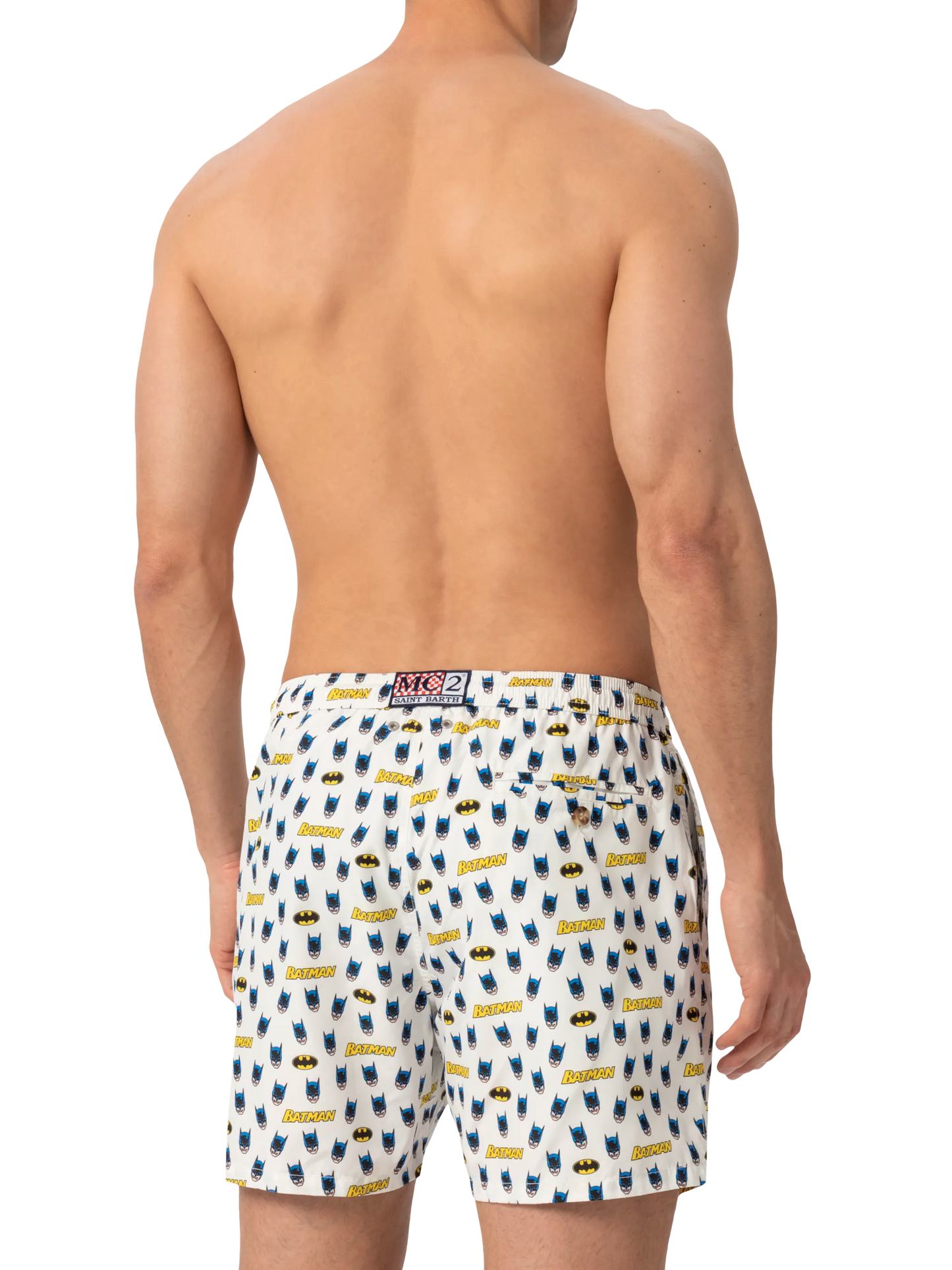 Lightweight fabric swim shorts Lighting with Batman print | BATMAN® SPECIAL EDITION