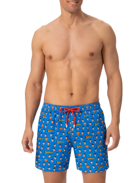 Badeshorts aus leichtem Stoff Lighting mit Superman-Print | MARVEL SPECIAL EDITION