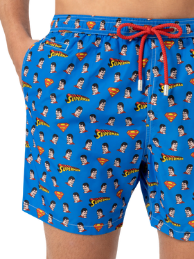 Badeshorts aus leichtem Stoff Lighting mit Superman-Print | MARVEL SPECIAL EDITION