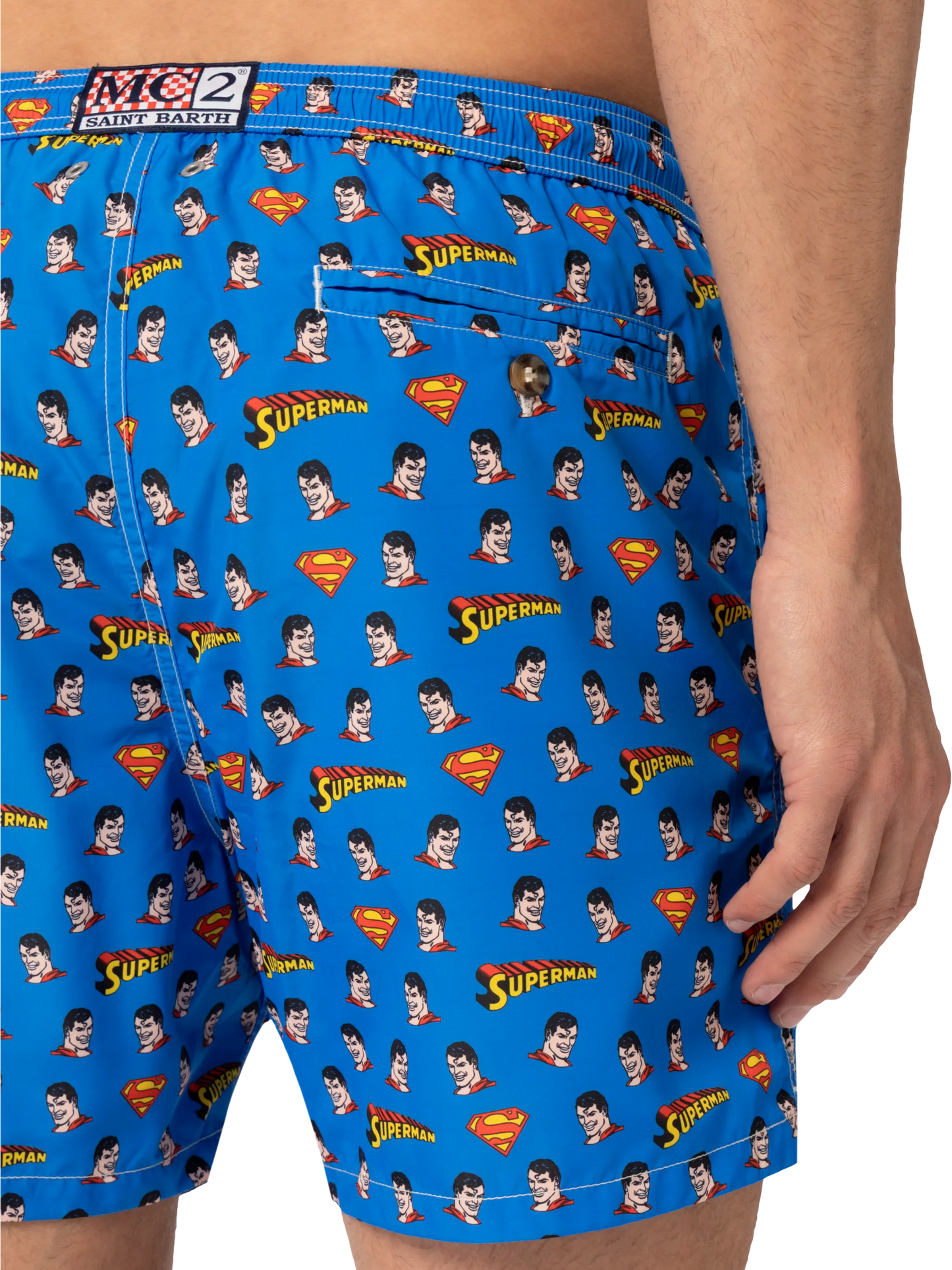 Badeshorts aus leichtem Stoff Lighting mit Superman-Print | MARVEL SPECIAL EDITION