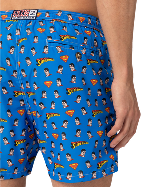 Badeshorts aus leichtem Stoff Lighting mit Superman-Print | MARVEL SPECIAL EDITION