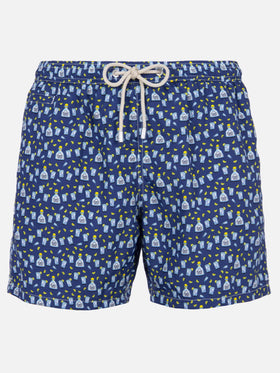 Herren-Badeshorts aus leichtem Stoff Lighting Micro Fantasy mit Tequila-Aufdruck