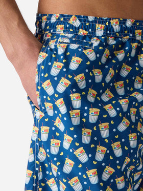 Badehose aus leichtem Stoff mit Estathè-Pack-Print | ESTATHE' FERRERO SPECIAL EDITION