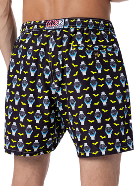 Herren-Badeshorts aus leichtem Stoff Lighting Micro Fantasy mit Uhrenaufdruck