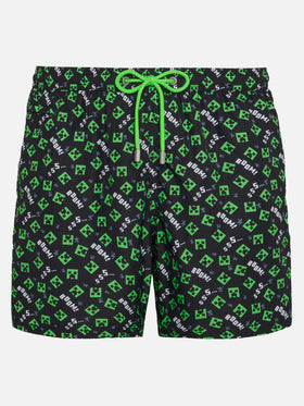 Badeshorts aus leichtem Stoff „Lighting“ mit Minecraft-Aufdruck | MINECRAFT® SPECIAL EDITION