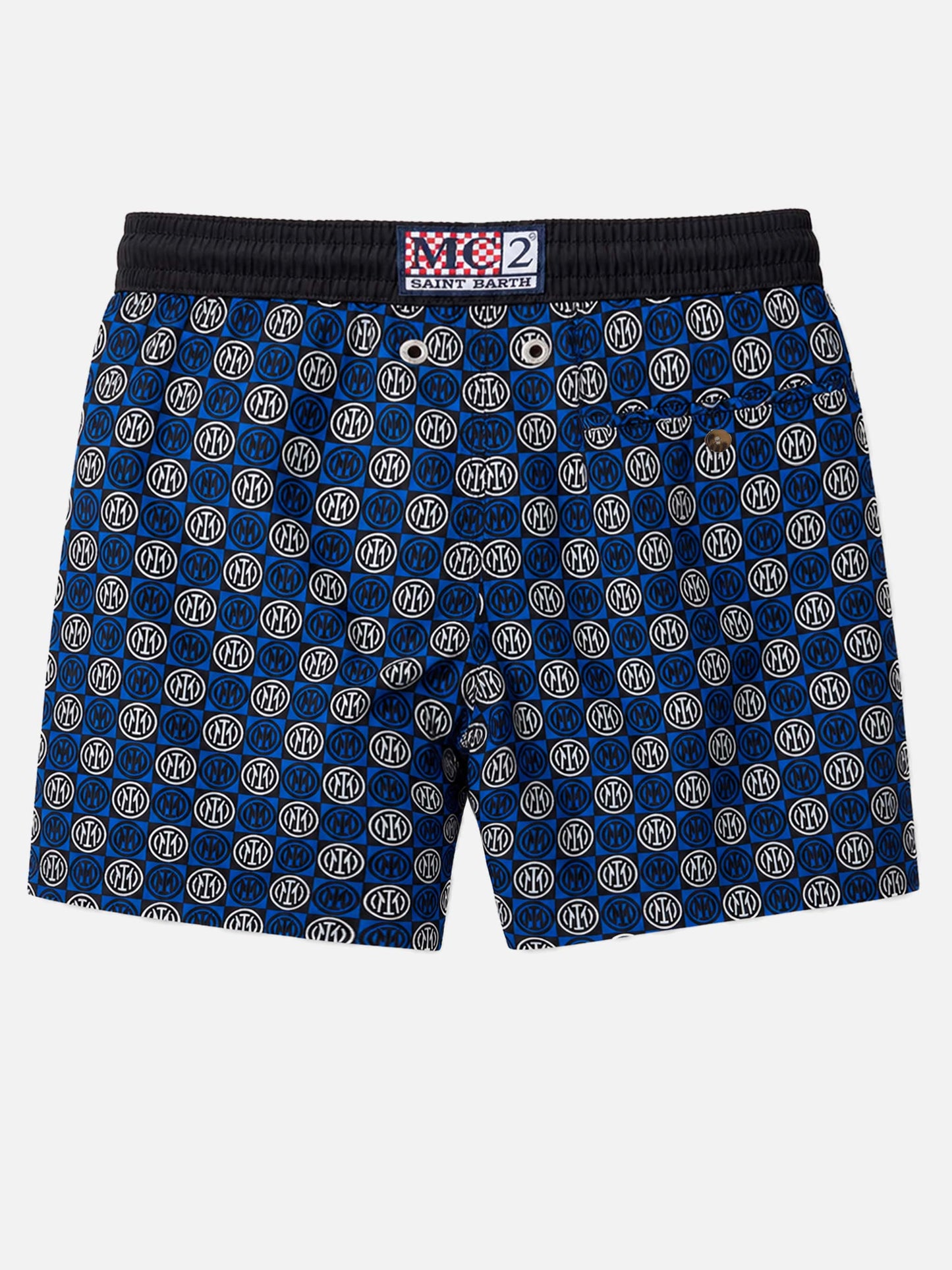 Lightweight fabric swim shorts Lighting with Inter print | INTER FC SPECIAL EDITION