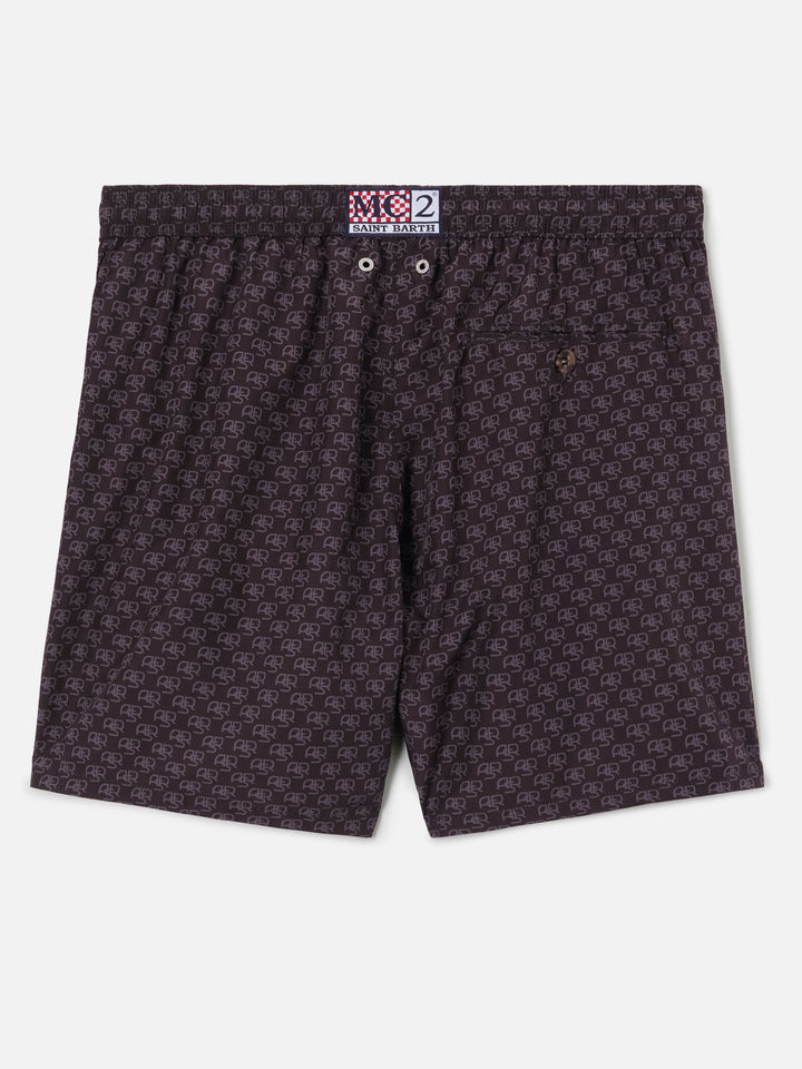 Costume mare in tessuto leggero Lighting con stampa Roma | EDIZIONE SPECIALE AS ROMA