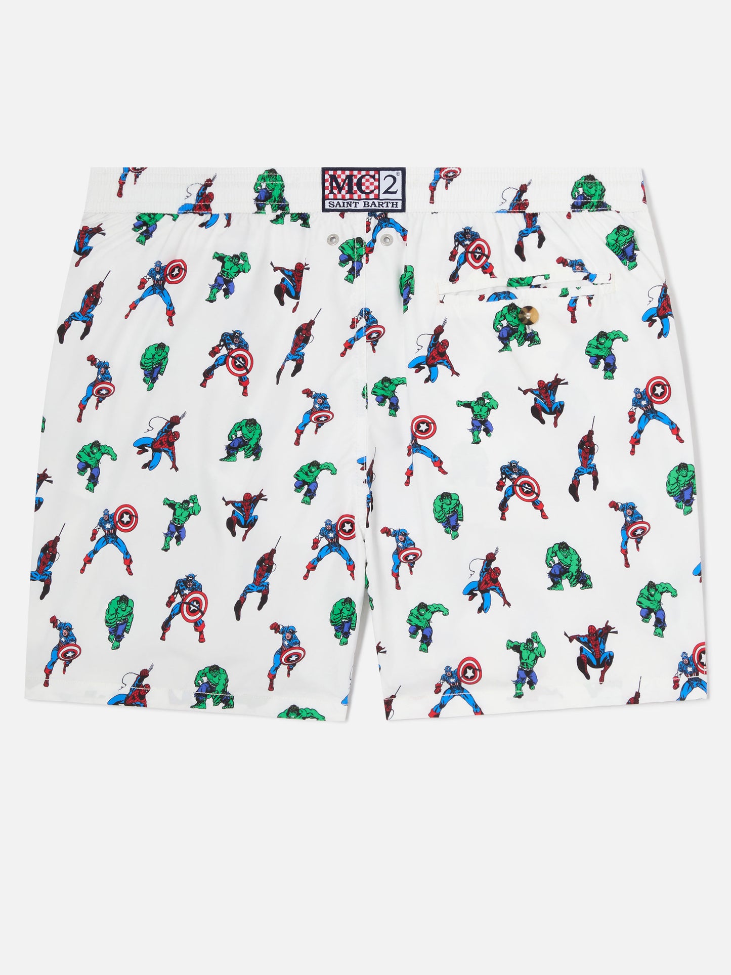 Lighting Micro Fantasy Marvel super heroes print swim shorts | Special Edition