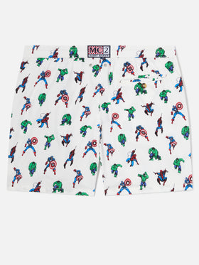 Lighting Micro Fantasy Marvel super heroes print swim shorts | Special Edition