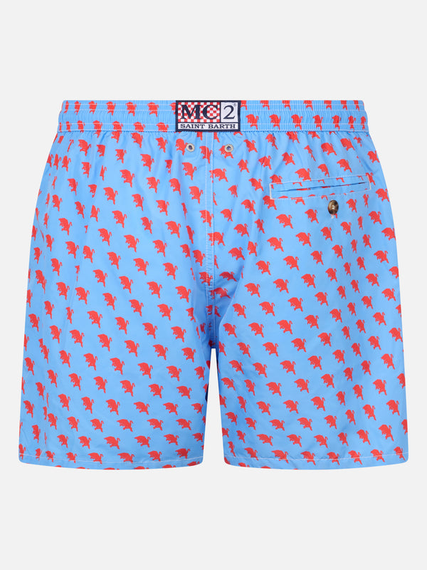 Badeshorts aus leichtem Stoff für Herren mit Torino-Logo-Aufdruck | AC TORINO SPECIAL EDITION