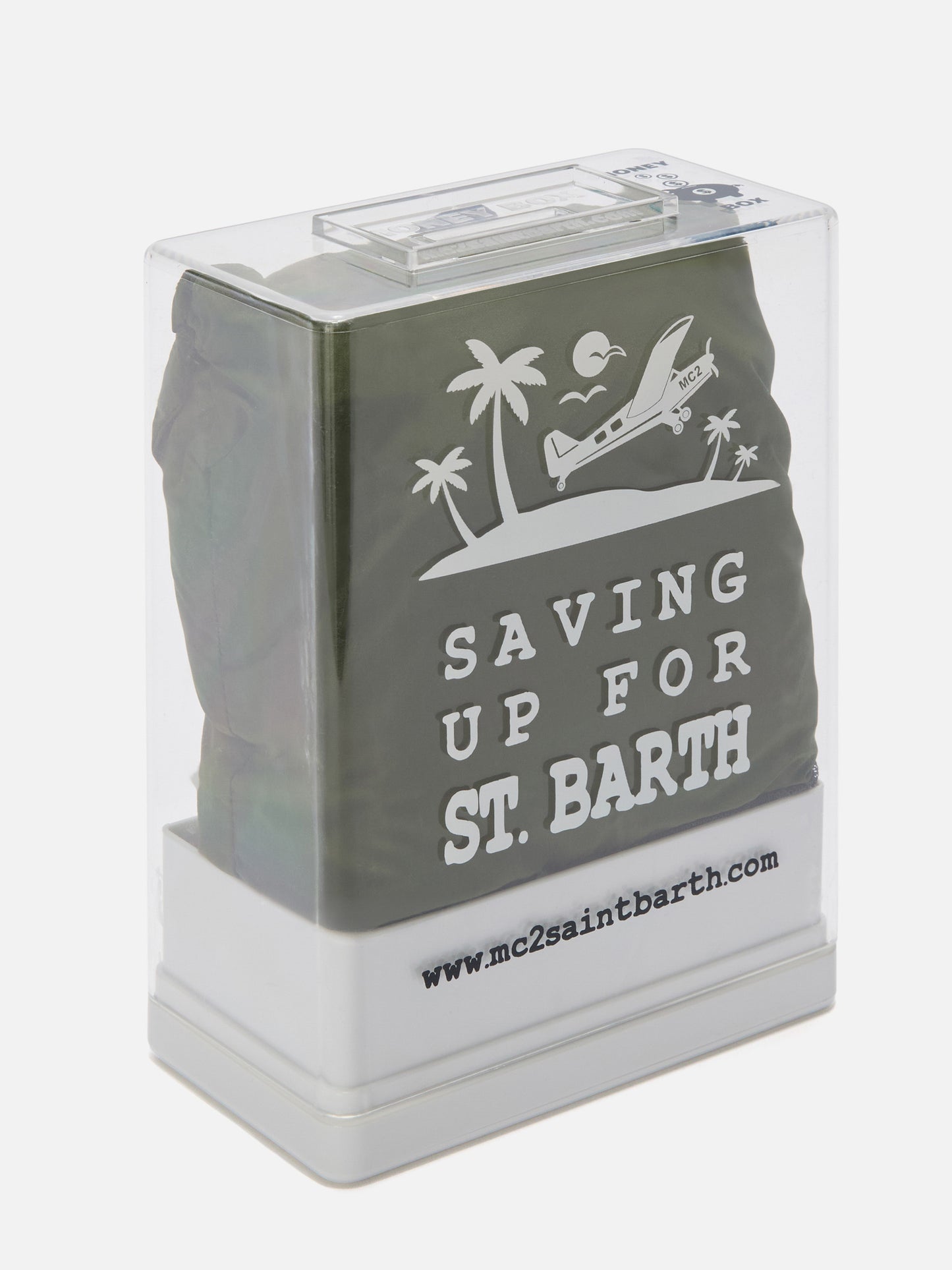 Lighting Pantone swim shorts in solid military green | Special Edition