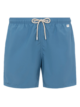 Badeshorts aus leichtem Stoff in Staubblau Lighting Pantone | PANTONE® SPECIAL EDITION