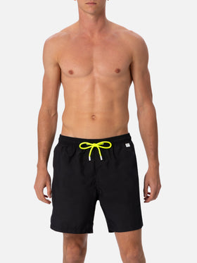 Man lightweight fabric black swim shorts Lighting Pantone | PANTONE® SPECIAL EDITION