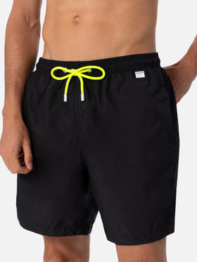 Man lightweight fabric black swim shorts Lighting Pantone | PANTONE® SPECIAL EDITION