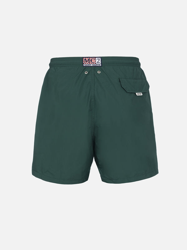 Man lightweight fabric british green swim-shorts Lighting Pantone | PANTONE SPECIAL EDITION