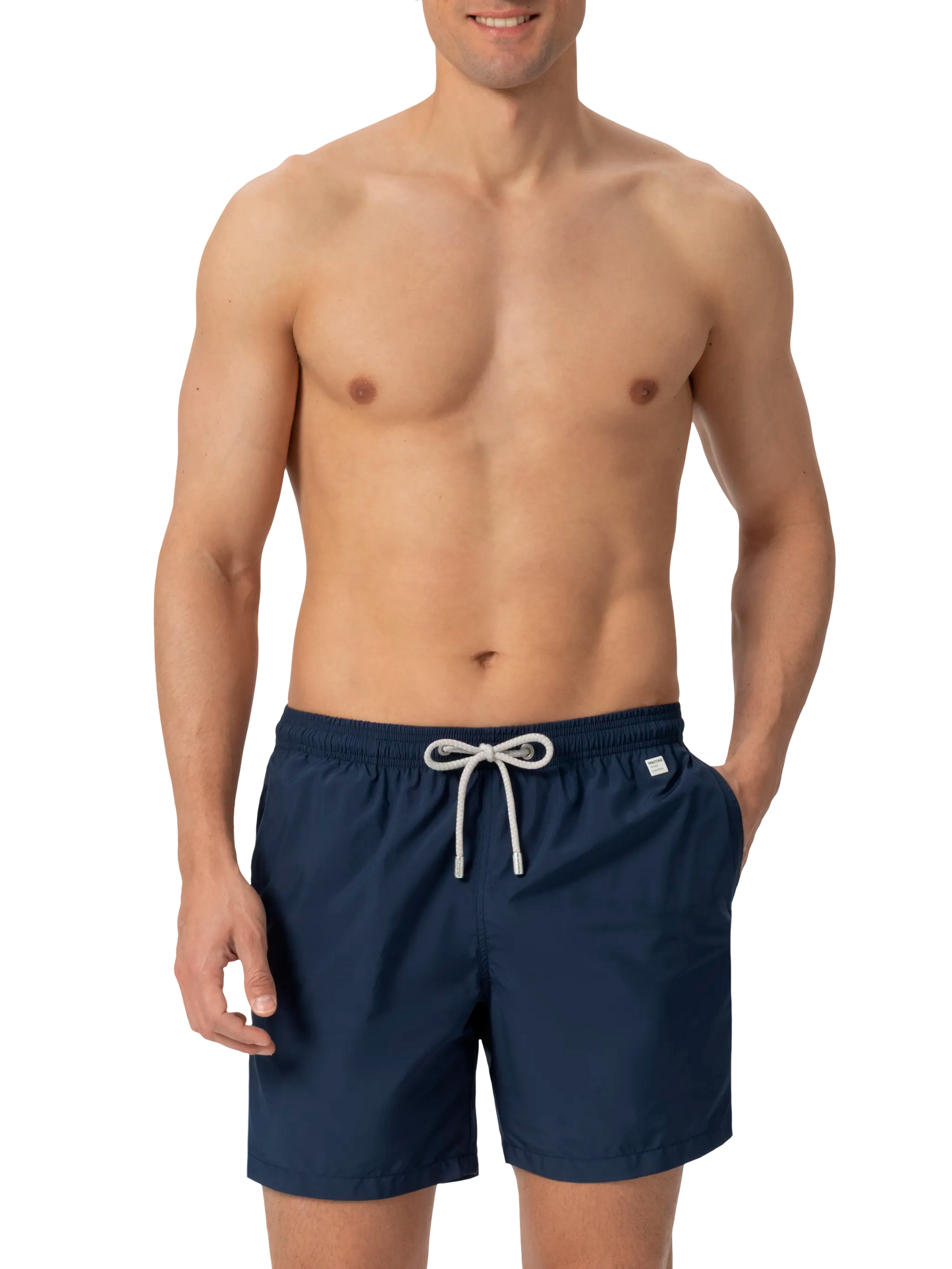 Man lightweight fabric navy swim shorts Lighting Pantone | PANTONE® SPECIAL EDITION