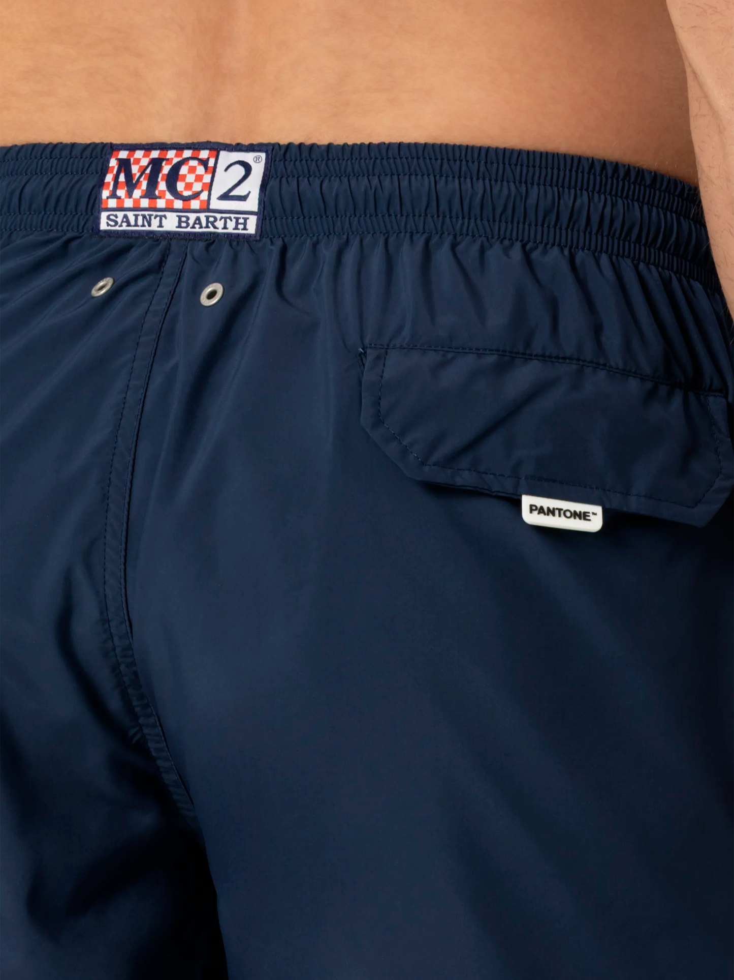 Man lightweight fabric navy swim shorts Lighting Pantone | PANTONE® SPECIAL EDITION