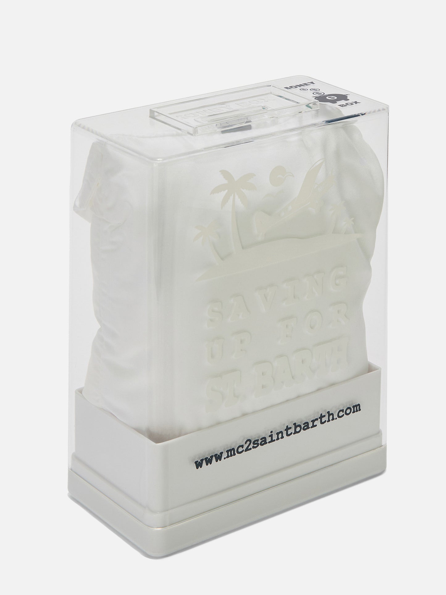 Lighting Pantone swim shorts in solid white | Special Edition