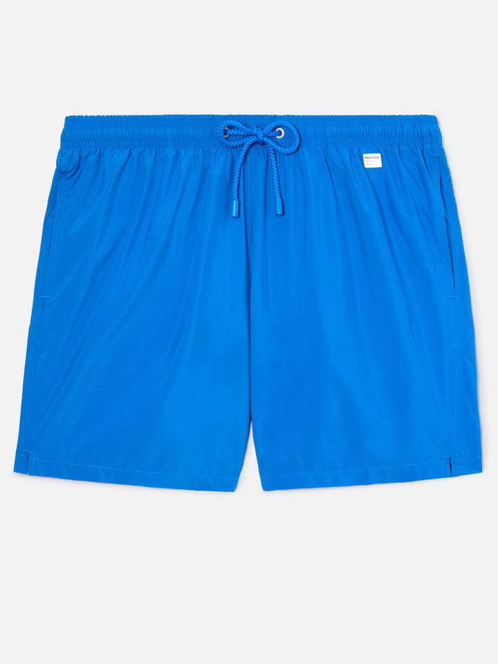 Lighting Pantone swim shorts in bright blue | Special Edition