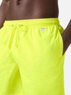 Lighting Pantone swim shorts in solid fluo yellow | Special Edition