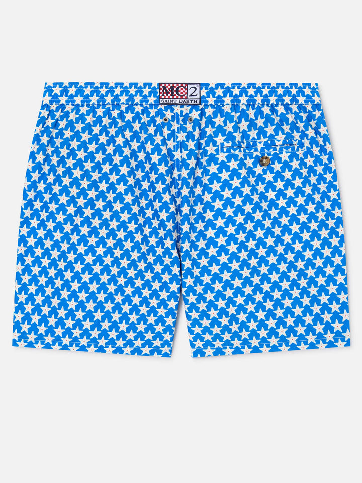 Lighting starfish print swim shorts