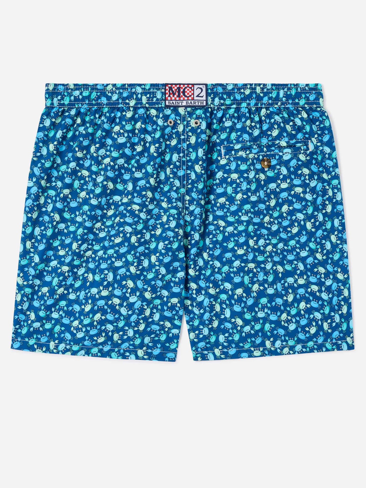 Lighting crabs print swim shorts