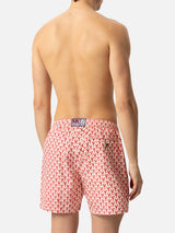 Lightweight fabric swim shorts Lighting 70 with lobster print