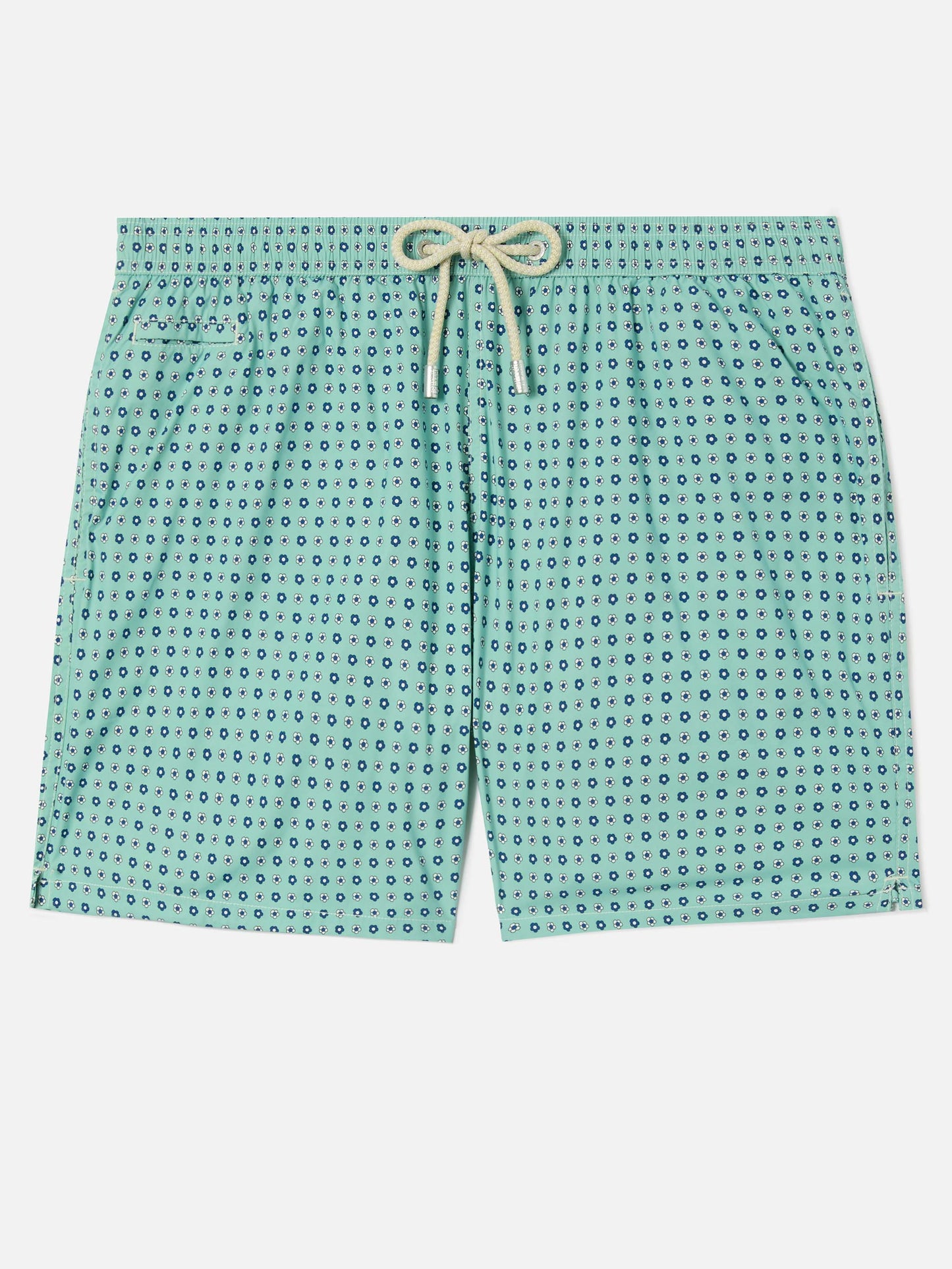 Light green Lighting Micro swim shorts with all-over geometric print