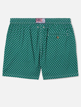Green Lighting Micro swim shorts with all-over geometric print