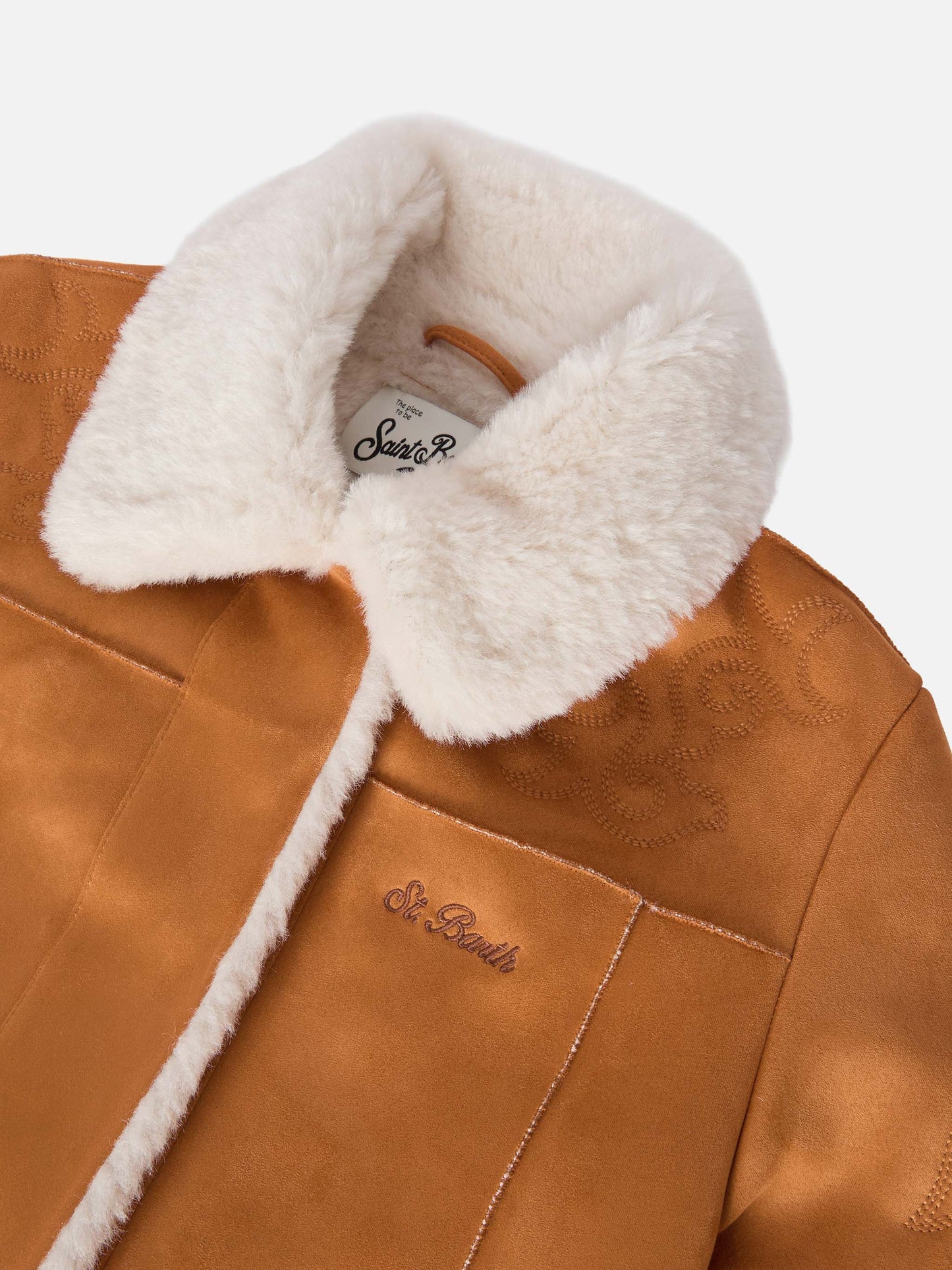 Lorayne Jr. Jacke aus Kunstfell mit Westernstickerei