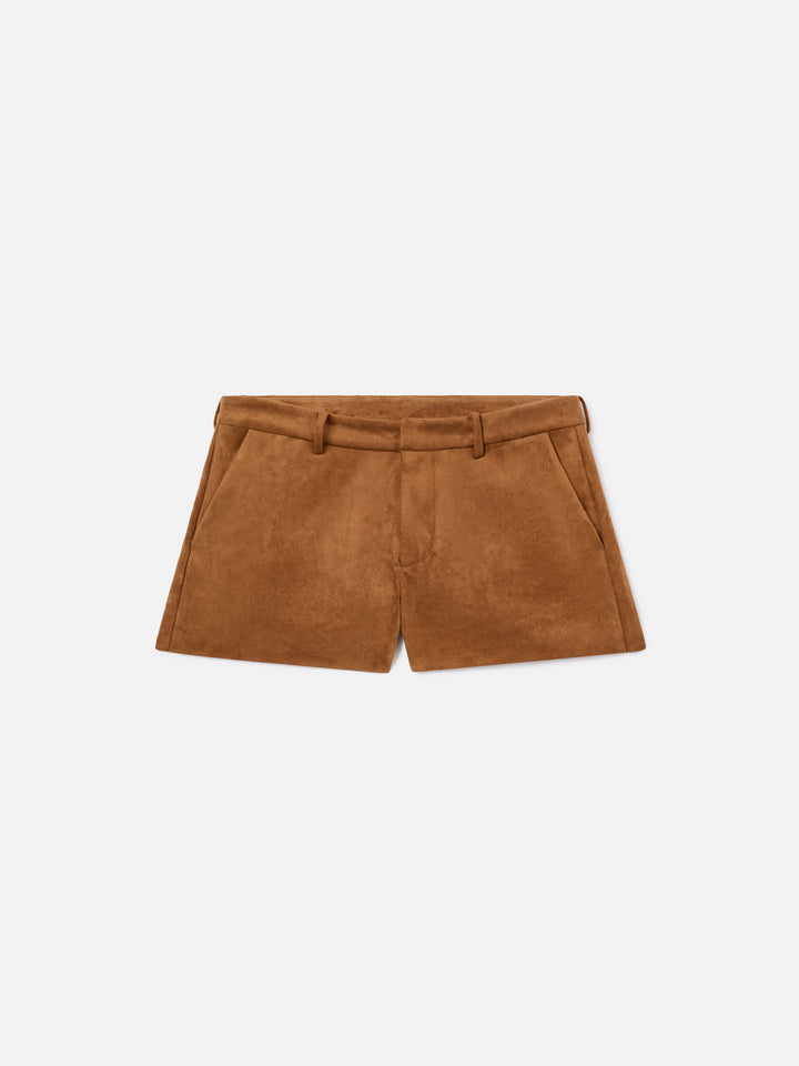 Shorts Elva de ante camel 