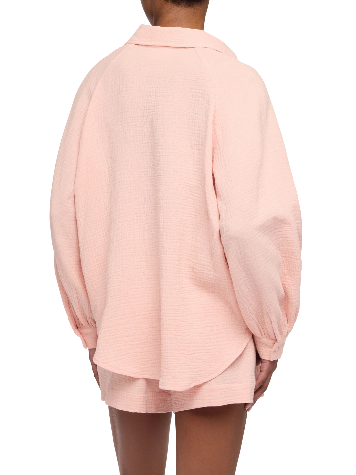 Maira pink muslin blouse