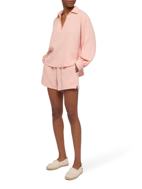 Maira pink muslin blouse
