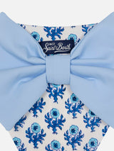 Madame swim briefs with bow and flower print