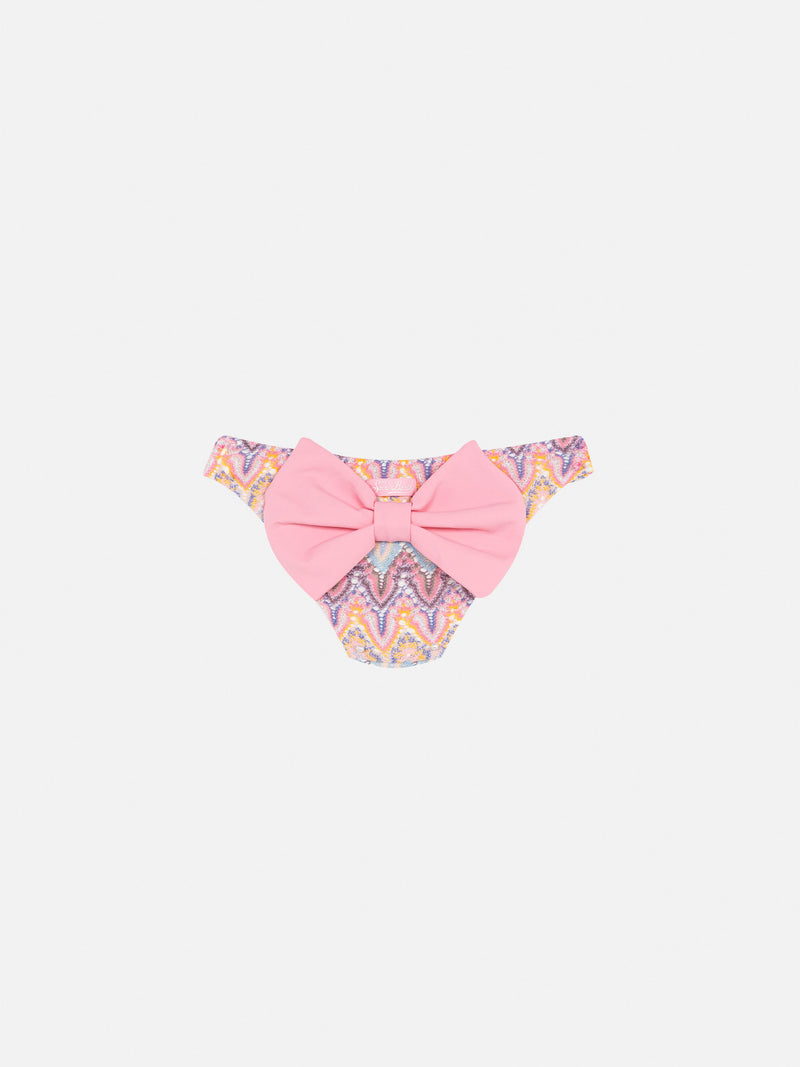 Madame raschel swim briefs with bow