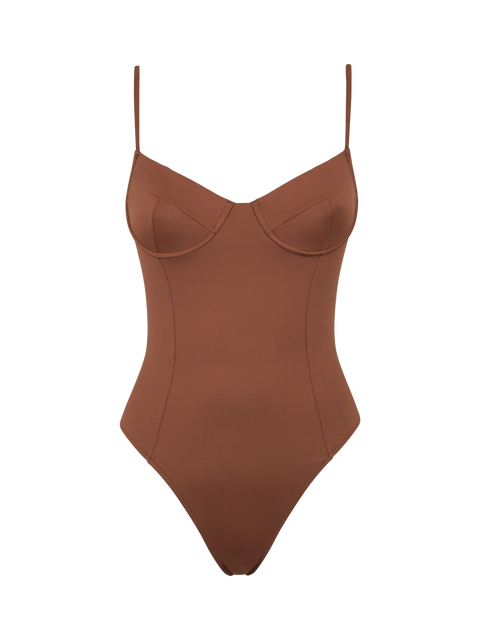 Woman underwired one piece swimsuit - MC2 Saint Barth