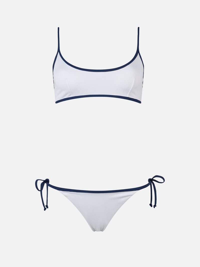 Bikini a bralette da donna Maju con ricamo Sapore di sale, Voglia di amare | @serepocaiontas EDIZIONE SPECIALE