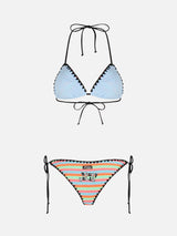 Bikini a triangolo all'uncinetto da donna Maleah con patch | BEEPY BELLA SPECIAL EDITION