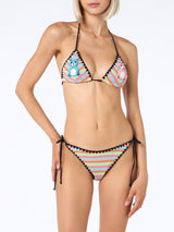 Bikini a triangolo all'uncinetto da donna Maleah con patch | BEEPY BELLA SPECIAL EDITION