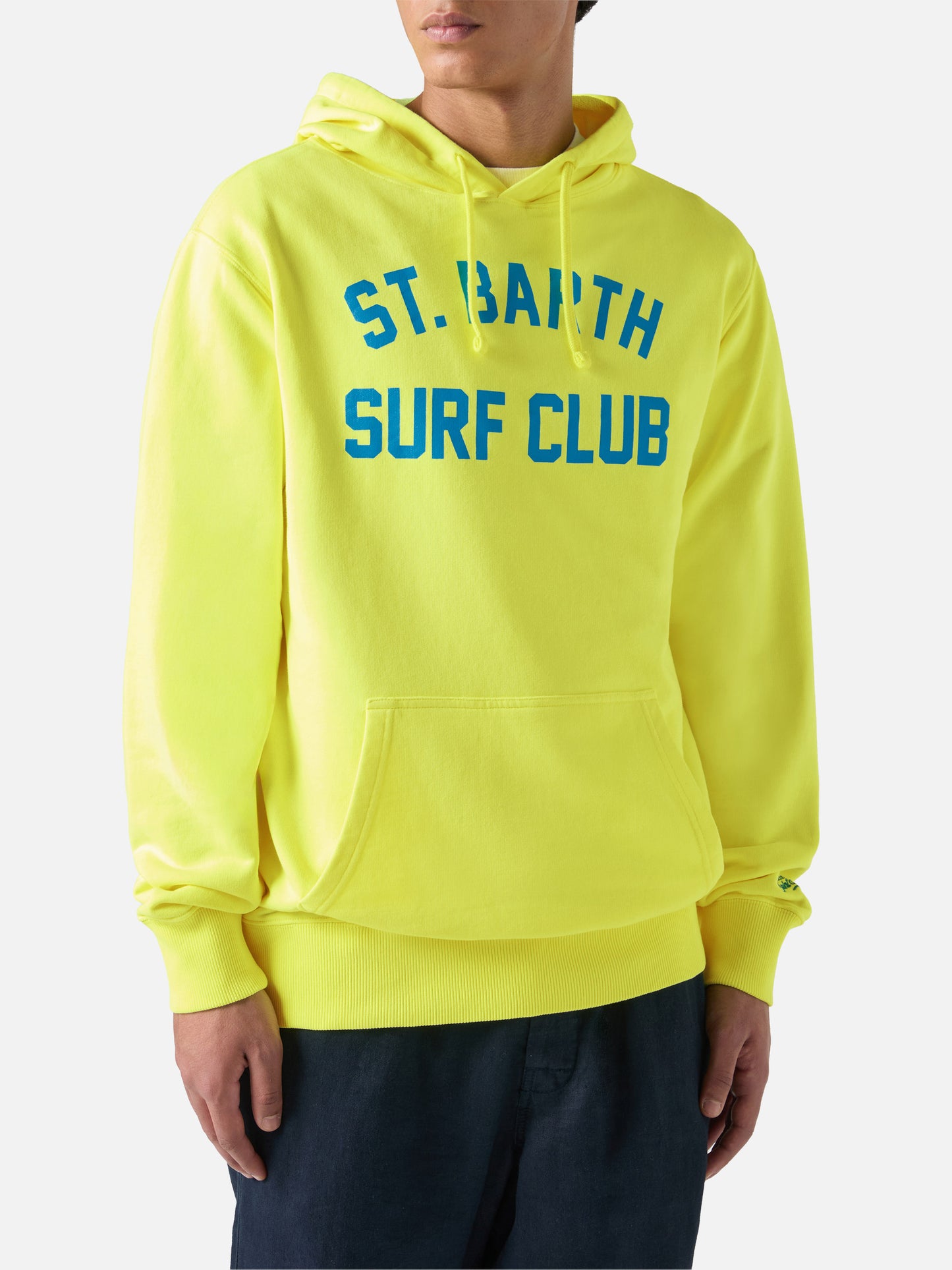 Cotton hooded sweatshirt Manhattan with Surf Club print