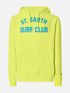 Felpa con cappuccio in cotone Manhattan con stampa Surf Club