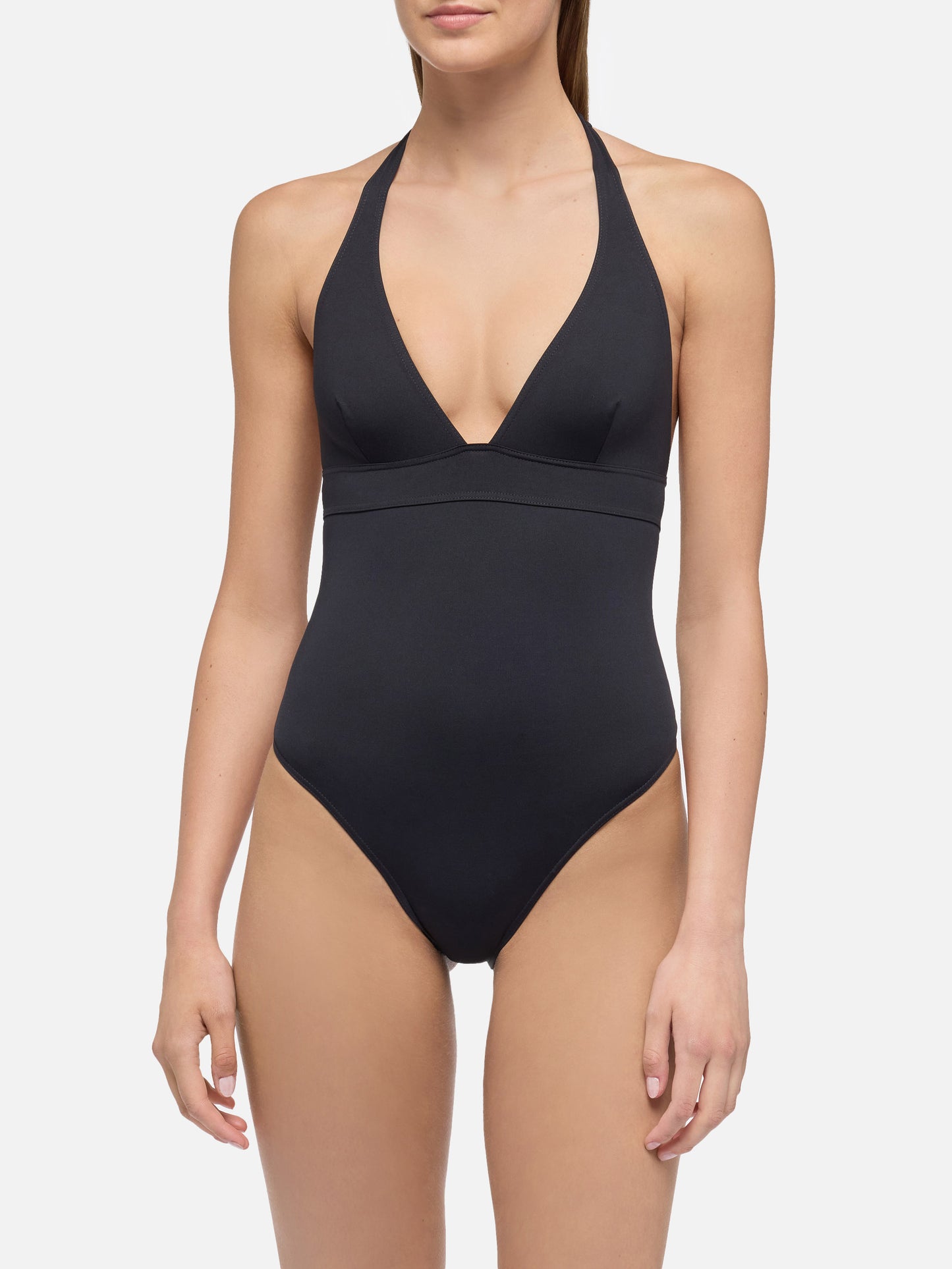 Marylin black one-piece swimsuit