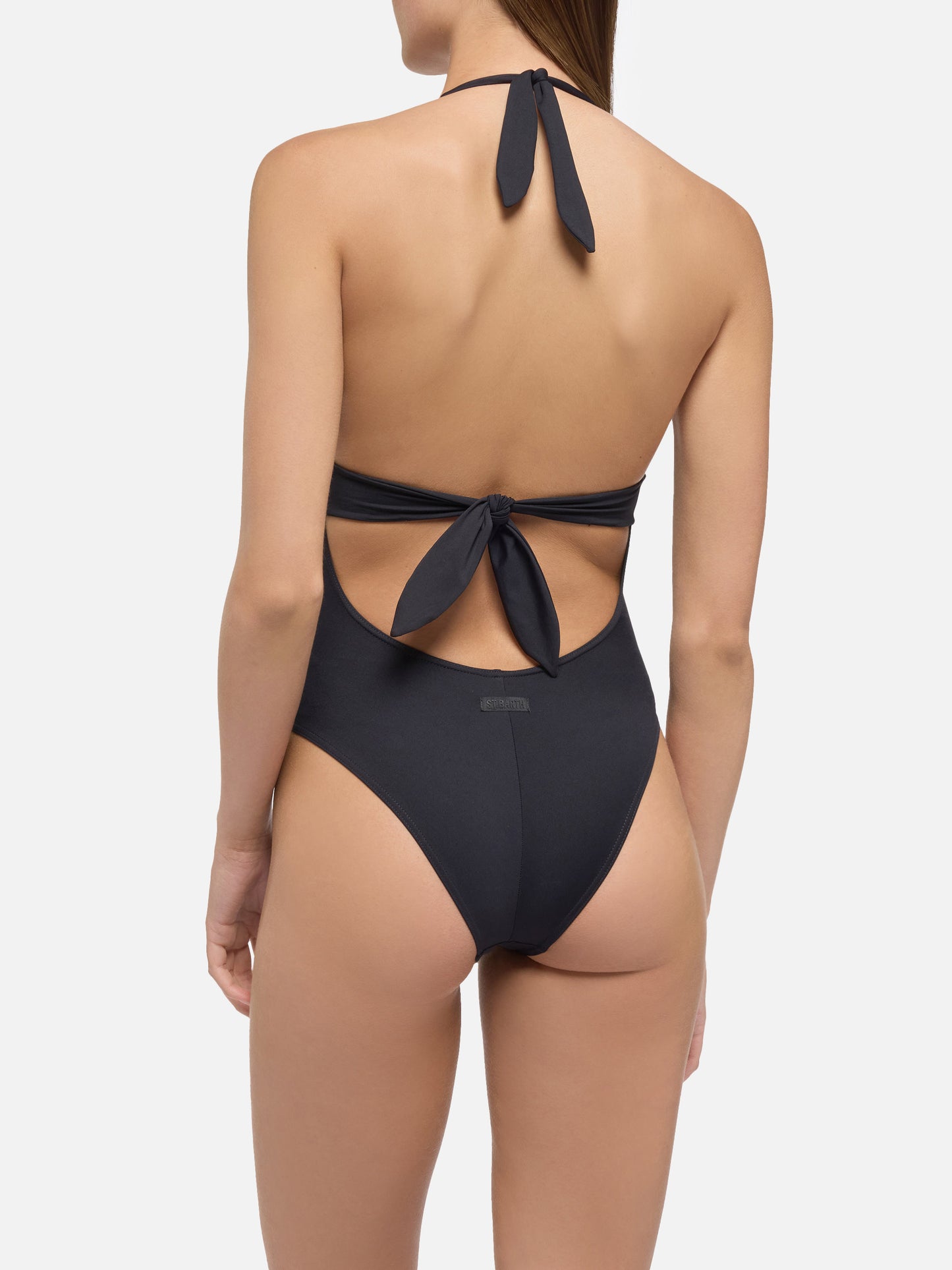 Marylin black one-piece swimsuit