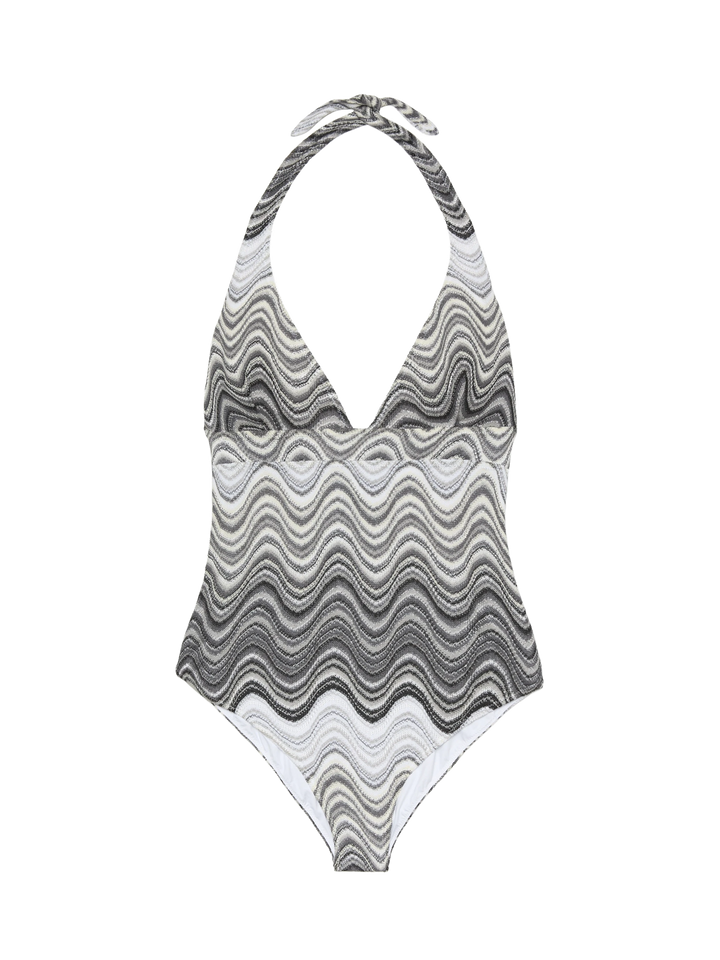 Marylin raschel wavy one-piece swimsuit - MC2 Saint Barth